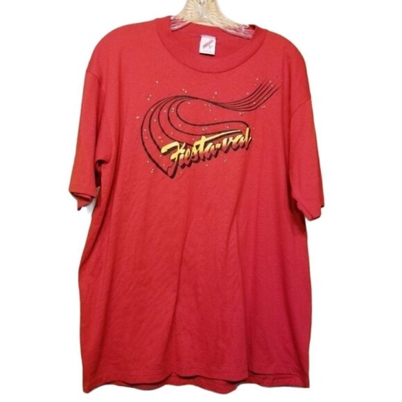 Jerzees | Adult Unisex Fiesta-val T-Shirt (Size XL) - Picture 1 of 6